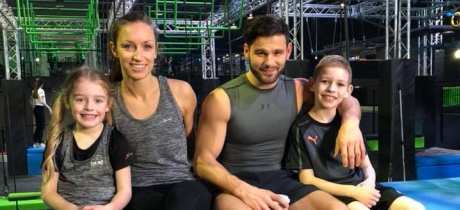 Family at Total Ninja in Manchester