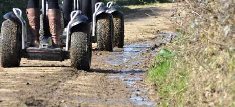People on segways at Segway Bude