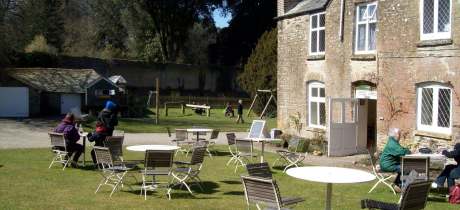 Peacock cafe at Pencarrow House and Gardens in Bodmin