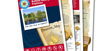 Map and booklet for Bolton Abbey Treasure Hunt Trail