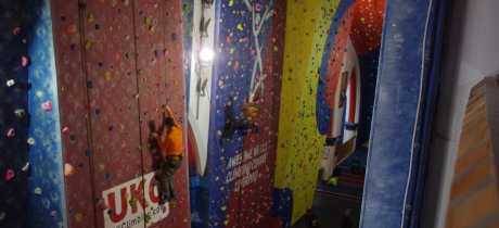 People climbing at Awesome Walls Climbing Liverpool