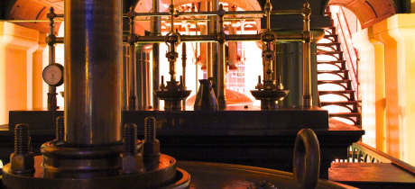 Machinery at London Museum of Water and Steam in Brentford