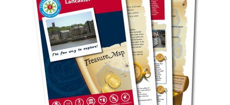 Map and booklet for Lancaster Treasure Hunt Trail