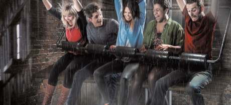 Drop ride at The Edinburgh Dungeon