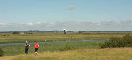 Joggers at Guided Great Yarmouth Historical Walks