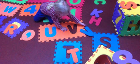 Girl playing at The Big Play Barn in Tamworth