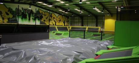 Jump arena at Jump Xtreme Trampoline Park Bolton