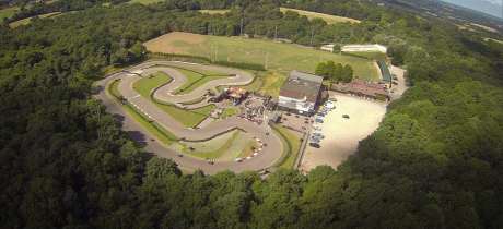Aerial view of Brentwood Karting