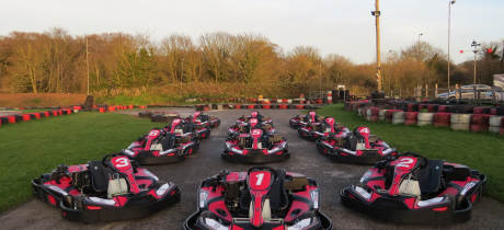 Go karts at Karttrak Cromer