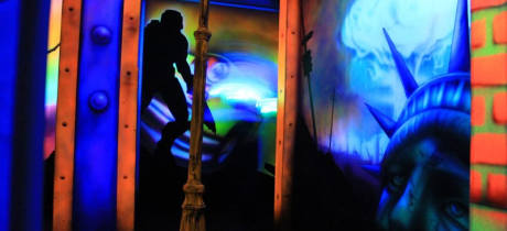 Laser room at Lazer Fazer in Nelson