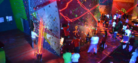 Climbing event at Creation Indoor Climbing Centre in Birmingham