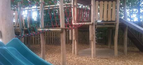 Play area at Dino Park in Dumfries