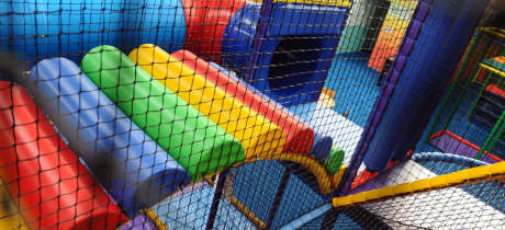 Soft bridge at Tigers Indoor Play in Daventry