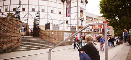 Outside view of Shakespeares Globe Exhibition and Tour in London