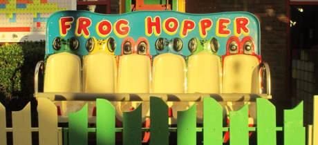 Frog Hopper ride at Funland in Hayling Island
