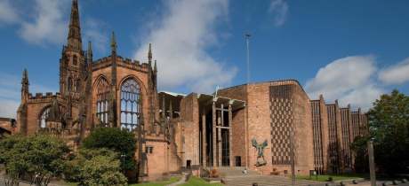 Outside view of Coventry Cathedral