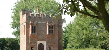 Outside view of Rye House Gatehouse in Hoddesdon