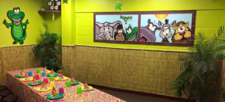 Party room at Jungle Kids in Leeds