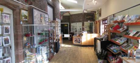 the gift shop at Millom Discovery Centre