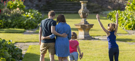 Family at Hestercombe Gardens in Taunton