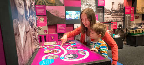 Visitors exploring Experience Barnsley