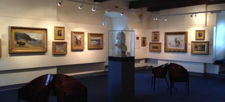 Art gallery at Broughty Castle in Dundee