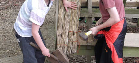 Kids building at The How Hill Trust in Ludham