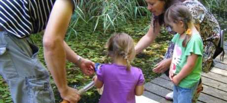Family fishing at The How Hill Trust in Ludham