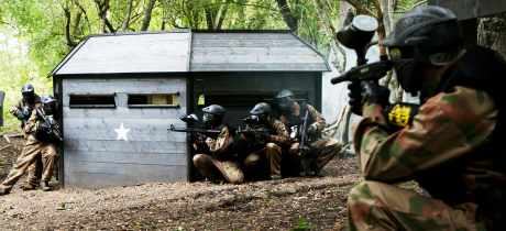 Paintball game at Delta Force Paintball Birmingham