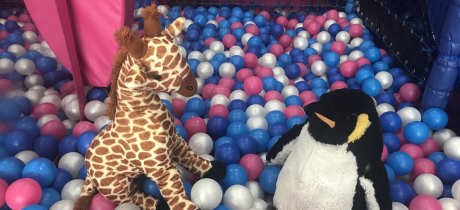 Ball pit at Paint and Play in Ruislip
