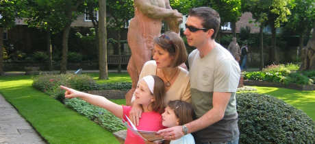 Family on huntfun Brighton trail