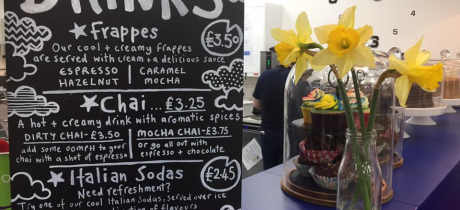 Cafe menu at Little Green Frog Cafe in Lichfield
