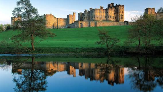 Outside view of Alnwick Castle