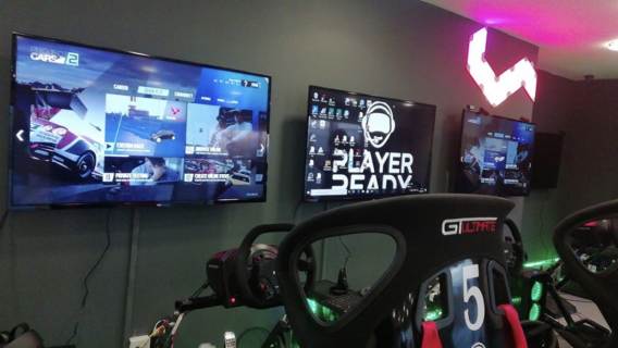 Some of the computers at Player Ready in Plymouth