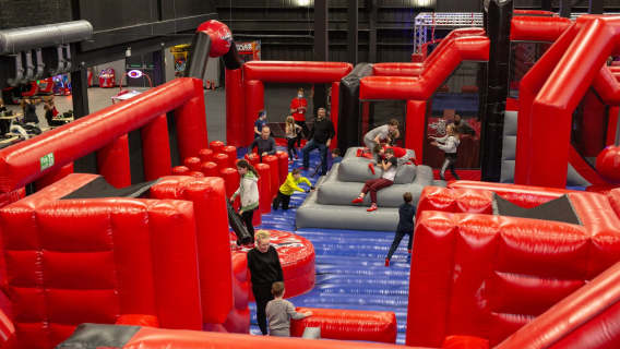 view of obstacle course