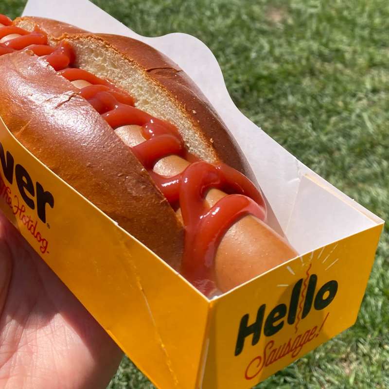 Yummy hot dog!
