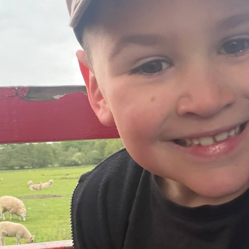 On the tractor