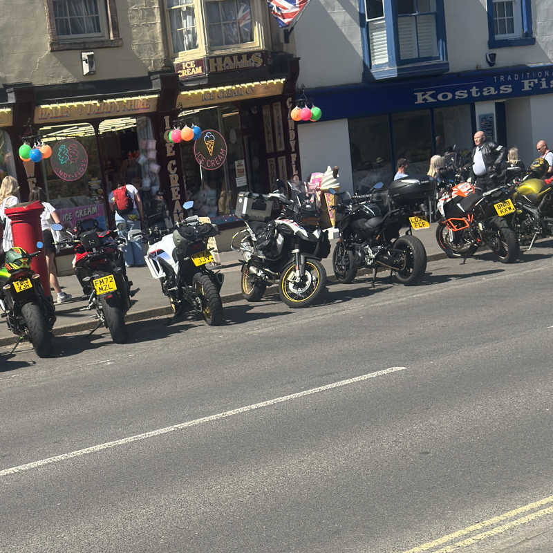 Loads of bikes were out. My son loved it!