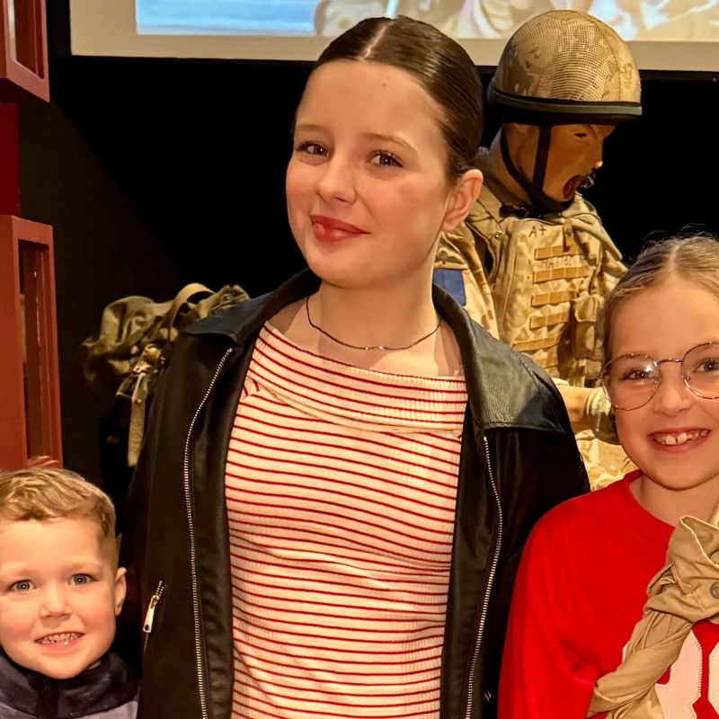 From aviation history to modern military exhibits, there was plenty to keep the children engaged.
