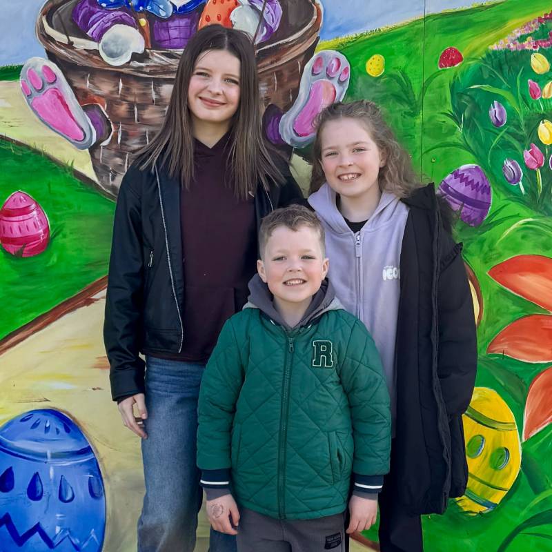 No Easter day out is complete without a family photo! Skylark’s bright and cheerful Easter display was the perfect place to capture the moment.