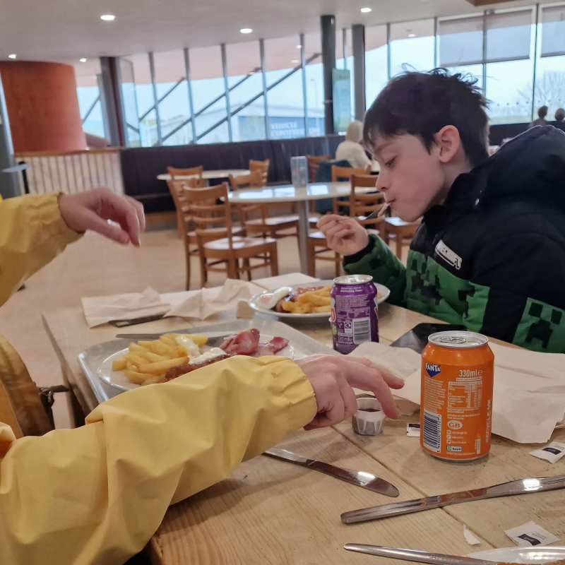 We even had time for a good breakfast!