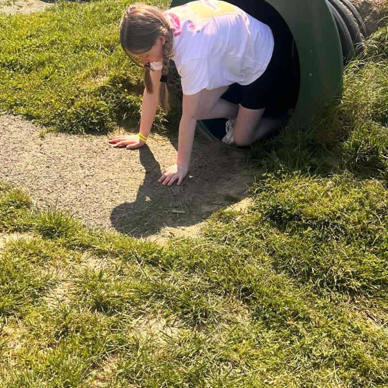 Playing on the park!