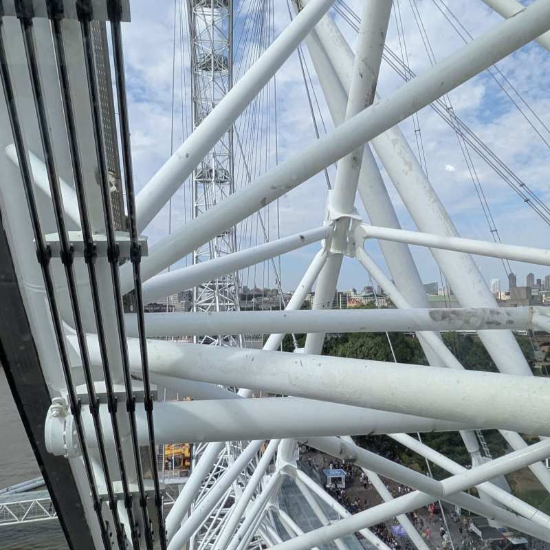 Mechanics of the London Eye.