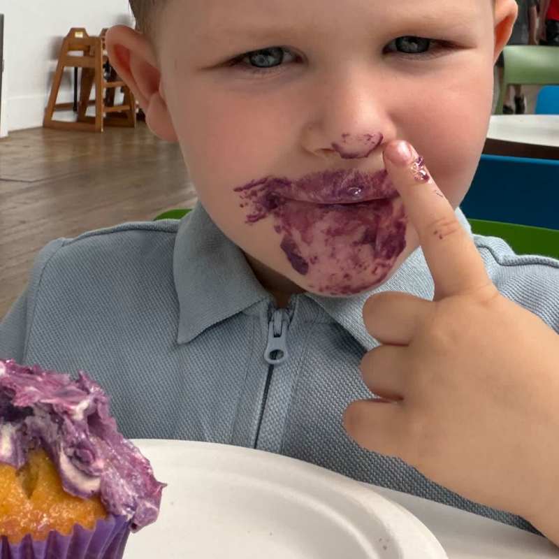 Francis enjoyed this K-pop cake!