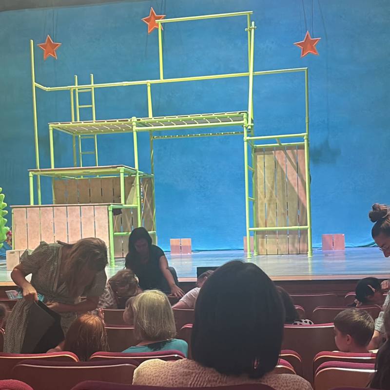 The set before it started