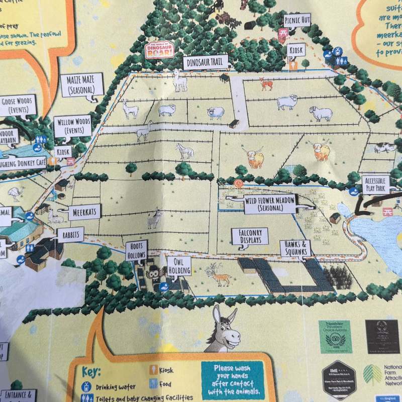 We picked up a map on arrival