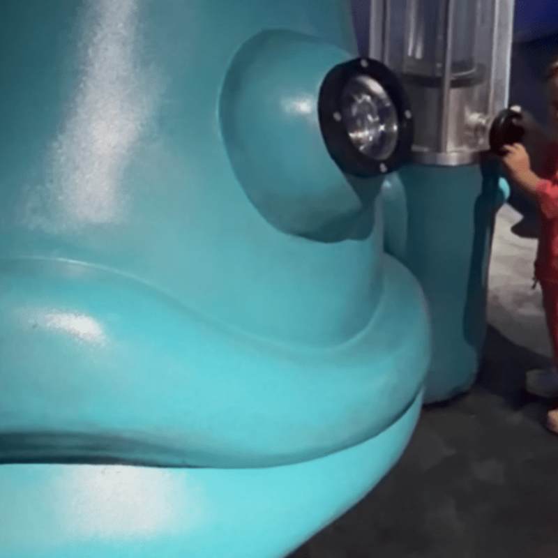 My 1 year old son ran round the whole building fascinated by everything he could get his hands on.