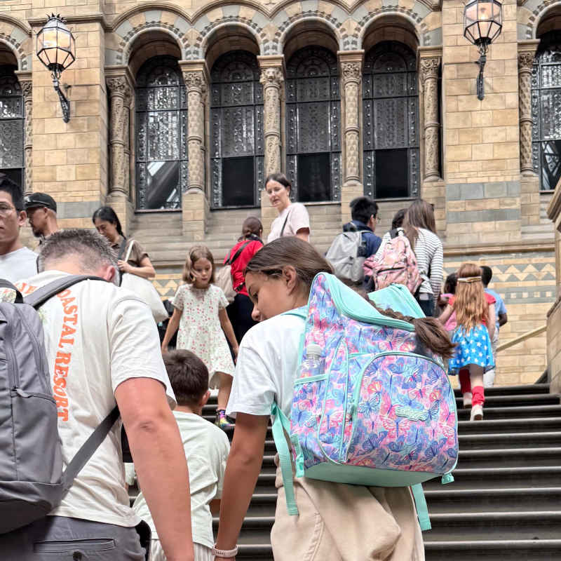 The iconic staircase