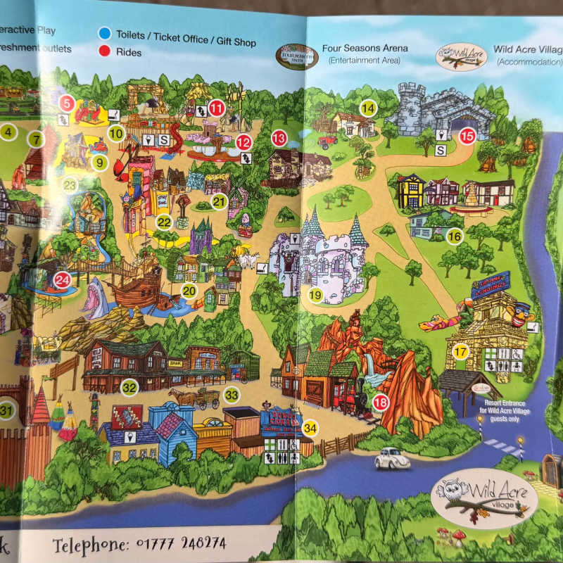 Map of Sundown Adventureland
