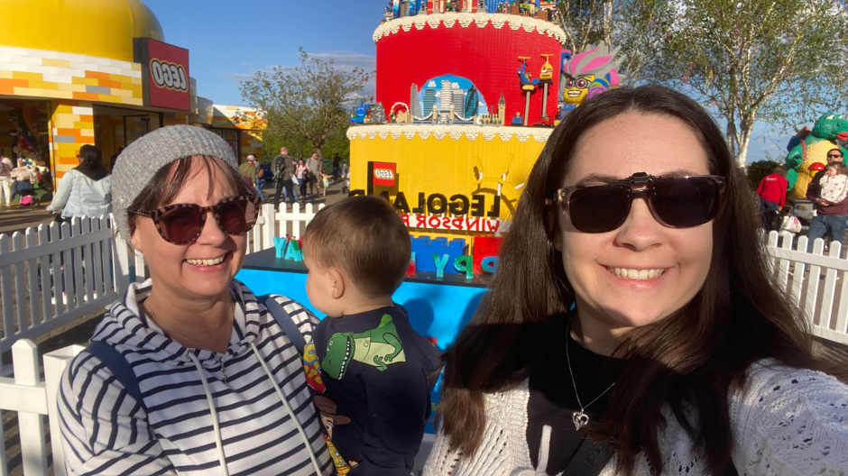 Selfie at the entrance